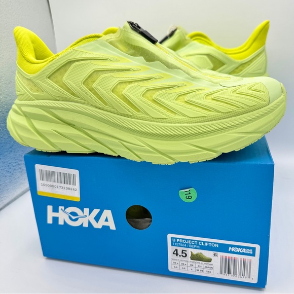 NWT Hoka Project Clifton Butterfly Evening Primrose Unisex Sneaker Shoes BEPM - Picture 2 of 16